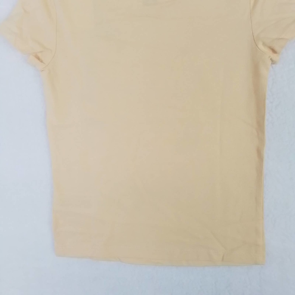 Oshkosh Short Sleeve Cotton Tee T-Shirt Girl's Size 4 Yellow w/ Art Theme - Picture 7 of 10